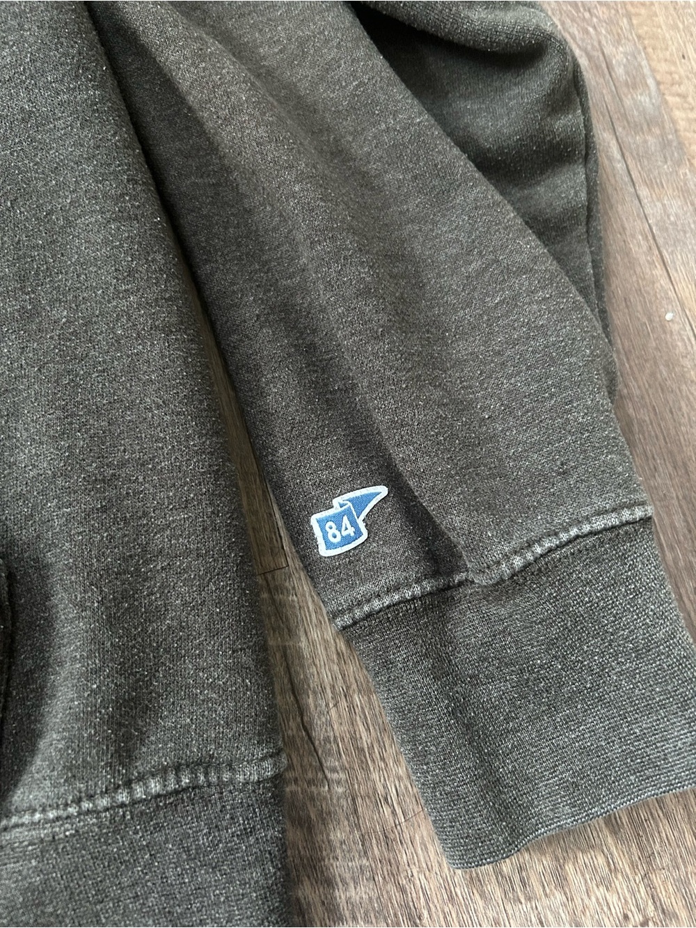 Blue 84 Dark Gray Hoodie- Yellowstone National Park- moose - Picture 4 of 8